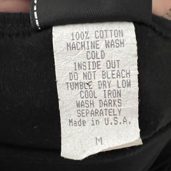 Harley Davidson Black Embellished Rhinestone Long Sleeved Tee Grand Cayman - Picture 6 of 6